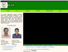 Tablet Screenshot of kliaonline.org